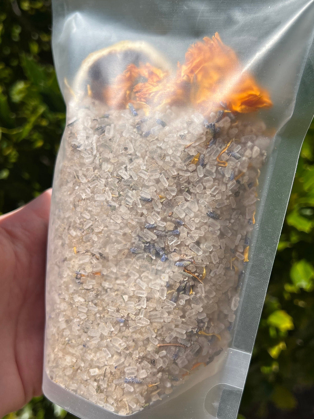 New Moon Ritual Bath Salts | New Beginnings Spiritual Witchy Energy Clearing Herbal Clear Quartz Crystal Bath Soak | Artemis Luna Goddess