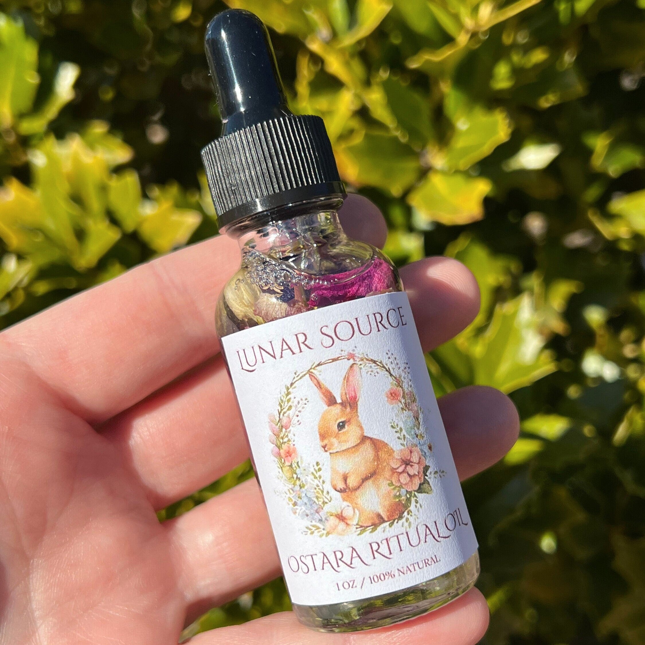Ostara Ritual Oil | Spring Equinox Offering Body Perfume Sabbat Witchcraft Altar Crystal Infused Spell Magic Intention Devotional Pagan Gift