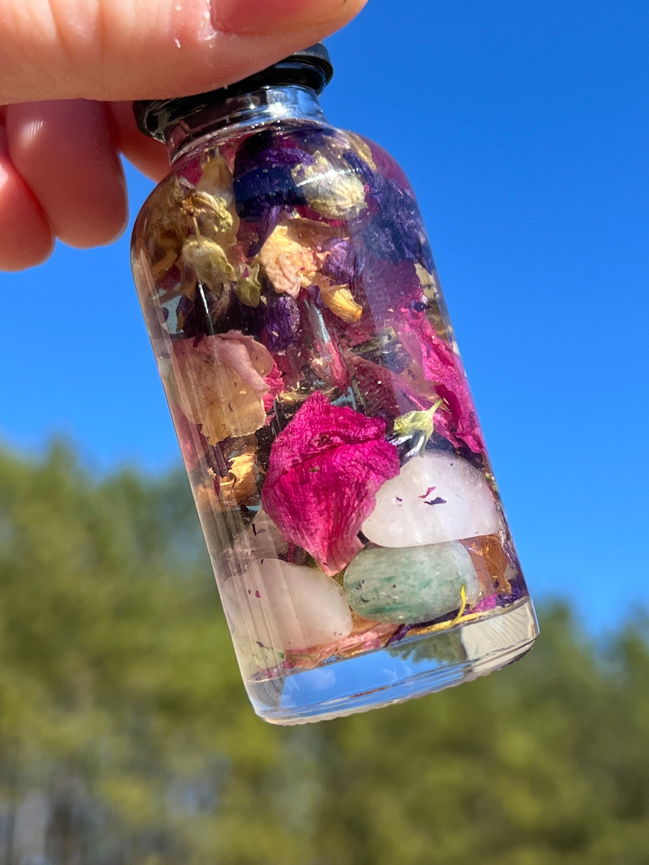 Ostara Ritual Oil | Spring Equinox Offering Body Perfume Sabbat Witchcraft Altar Crystal Infused Spell Magic Intention Devotional Pagan Gift