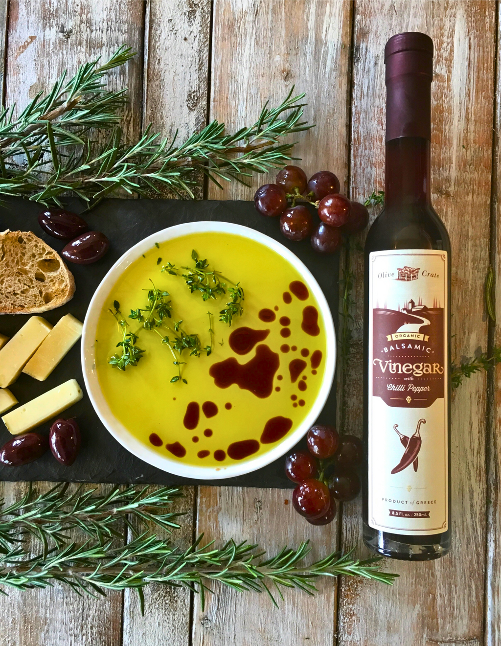 100% Organic Balsamic Vinegar with Chilli Pepper
