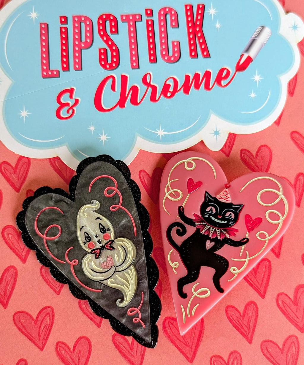 Haunted Heart Brooch by Johanna Parker x Lipstick & Chrome