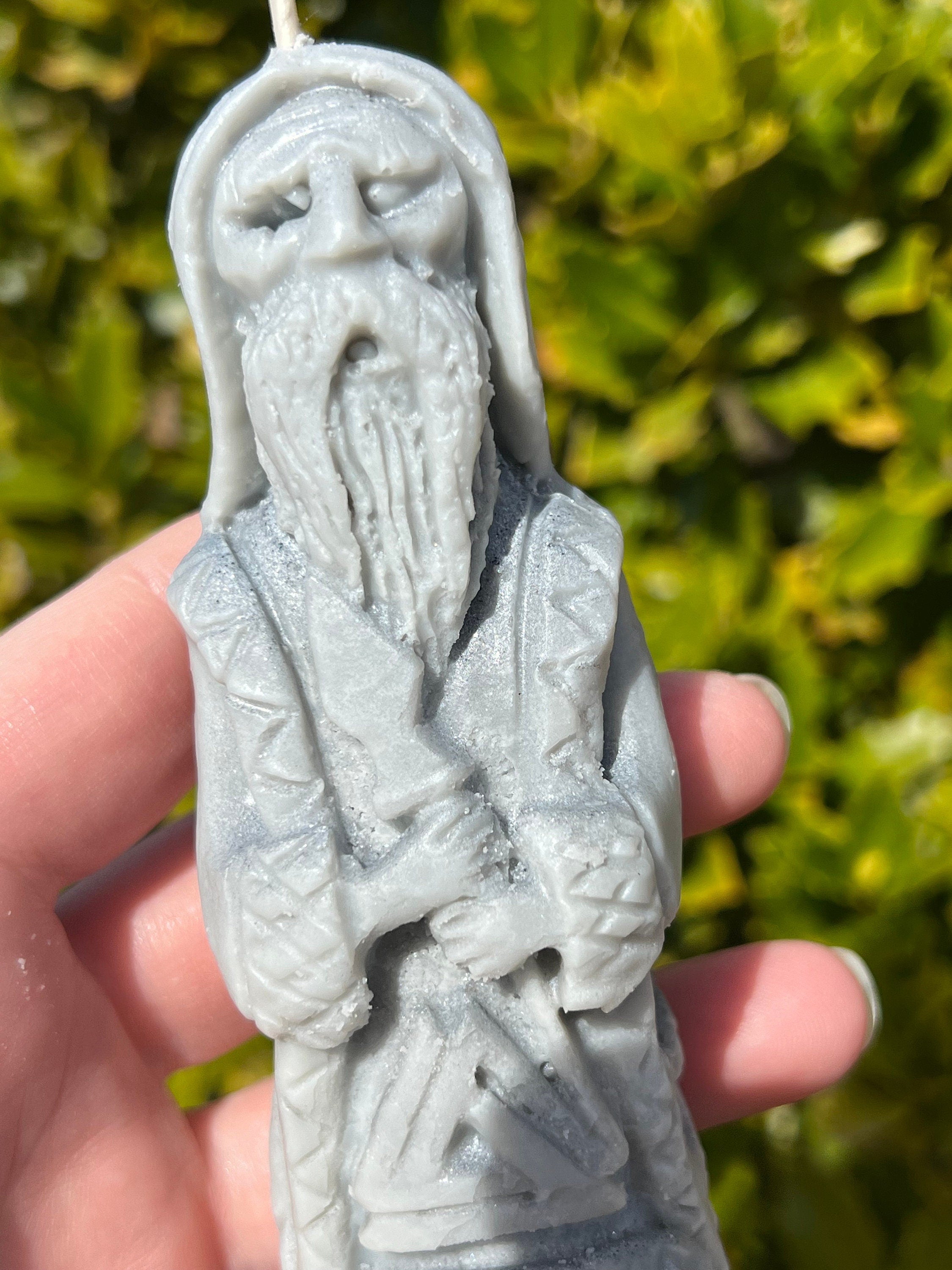 SPECIAL EDITION Odin Candle | Norse Pagan Viking God Shaman All Seeing Valhalla Runes Offering Ritual Figure Witchcraft Altar Deity Statue