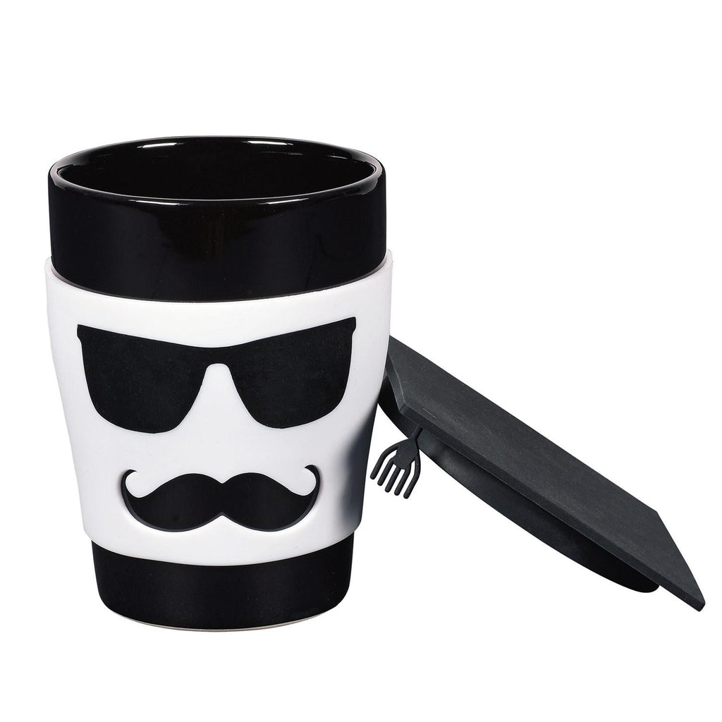 Graduate Mug with Silicone Top - His